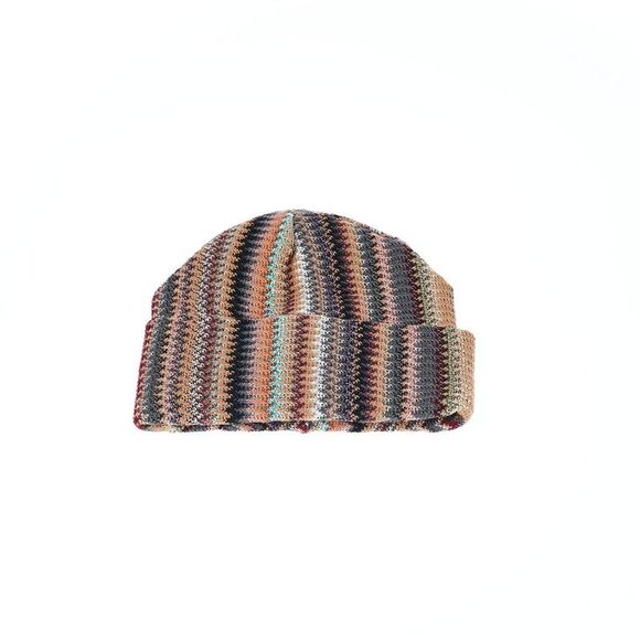 Missoni Striped Knit Beanie Hat Women Multicolor Hats